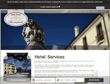 Tablet Screenshot of hotelvillacarpenada.it